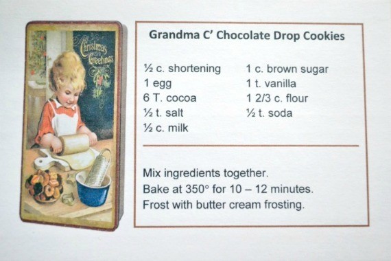 recipe card