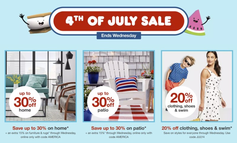 Target 4th of July Sale