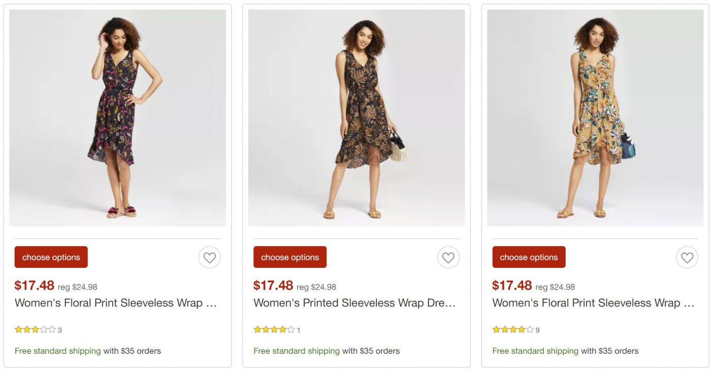 target clearance dresses