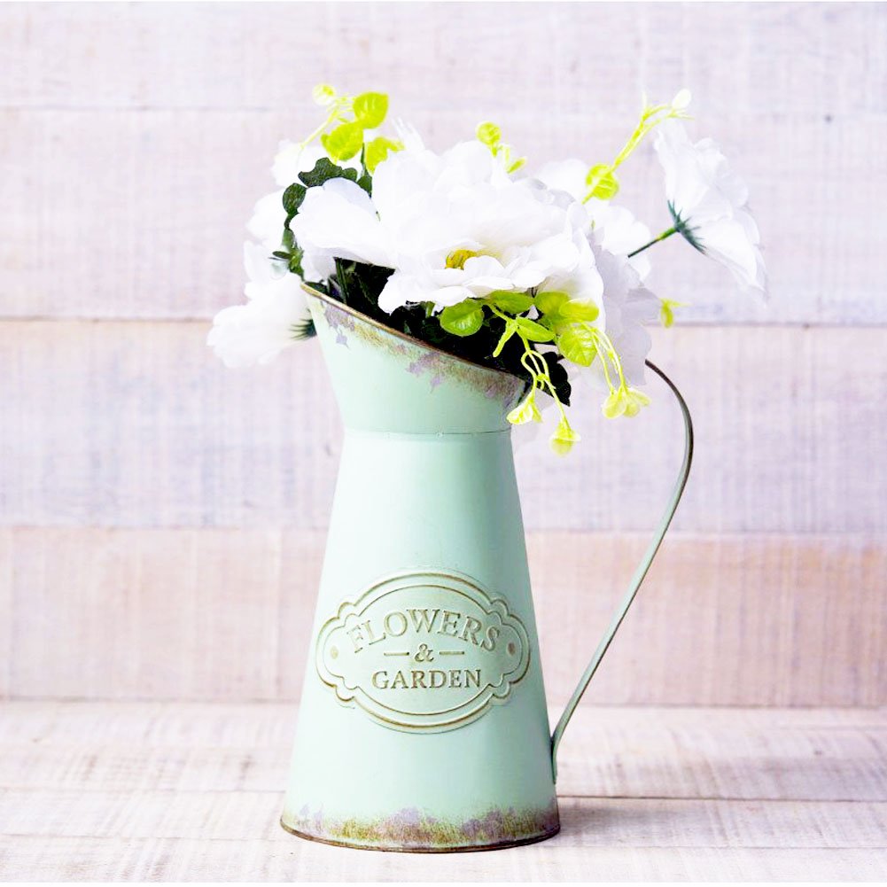 farmhouse watering can flower vase pitcher