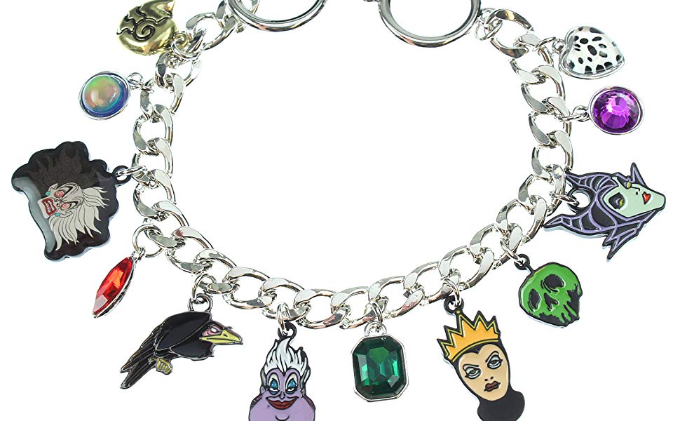 disney villains charm bracelet