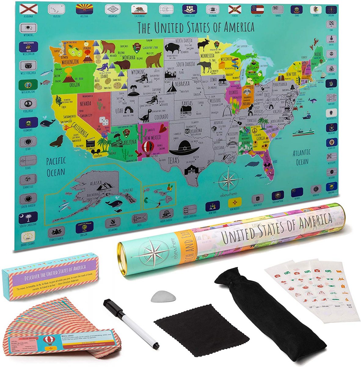 USA Scratch Off Map