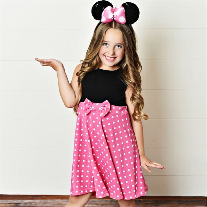 disney inspired minnie mouse dress