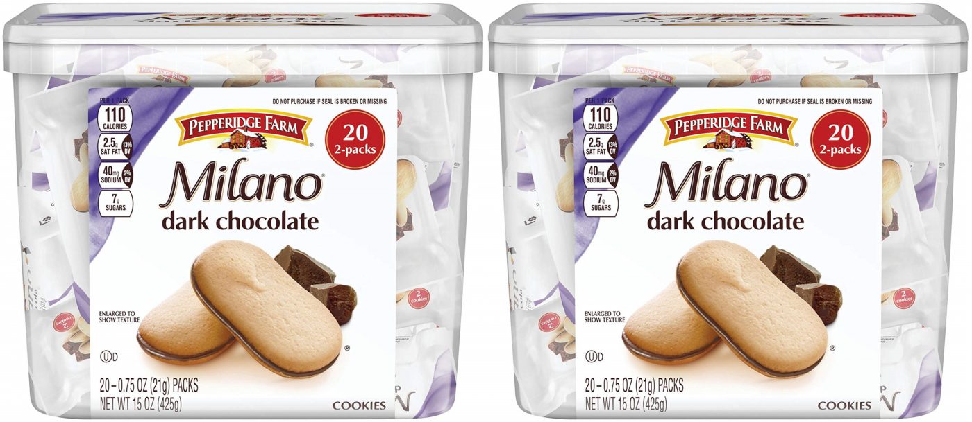 milano dark chocolate cookie
