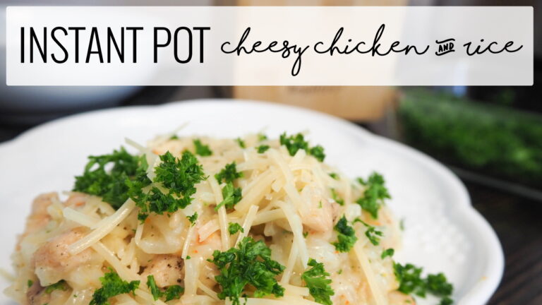 Instant Pot Cheesy Chicken and Rice easy Instant Pot Recipe Instant Pot Chicken Recipe