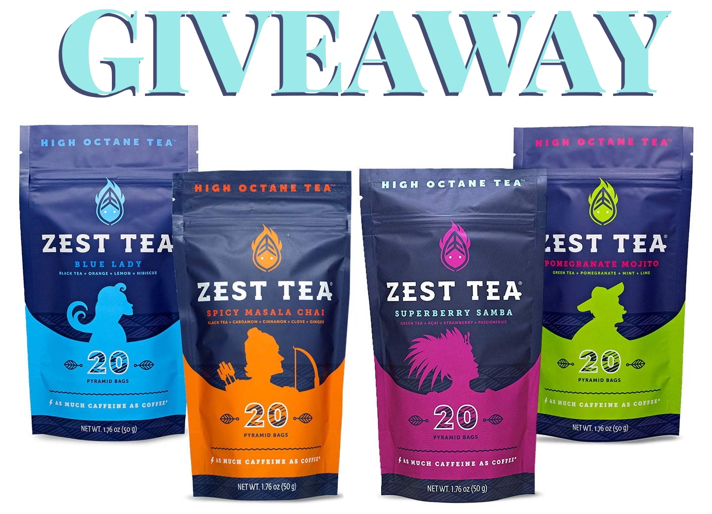 Zest Tea Energy Hot Tea Variety Pack featured