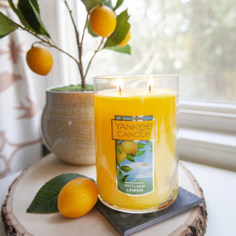 Tumbler Sicilian Lemon Scented Jar Candle