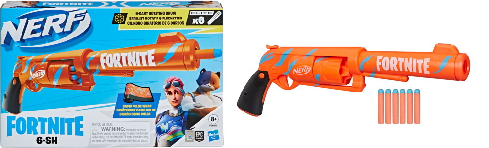 Nerf Fortnite 6-SH Dart Blaster, 1 ct - Fred Meyer