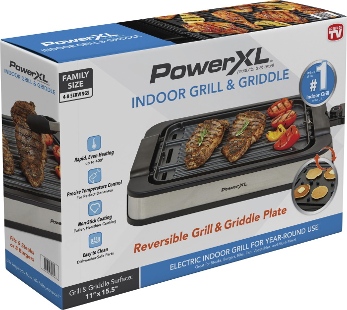 Power XL Pro Non-Stick Surface Indoor Smokeless Grill