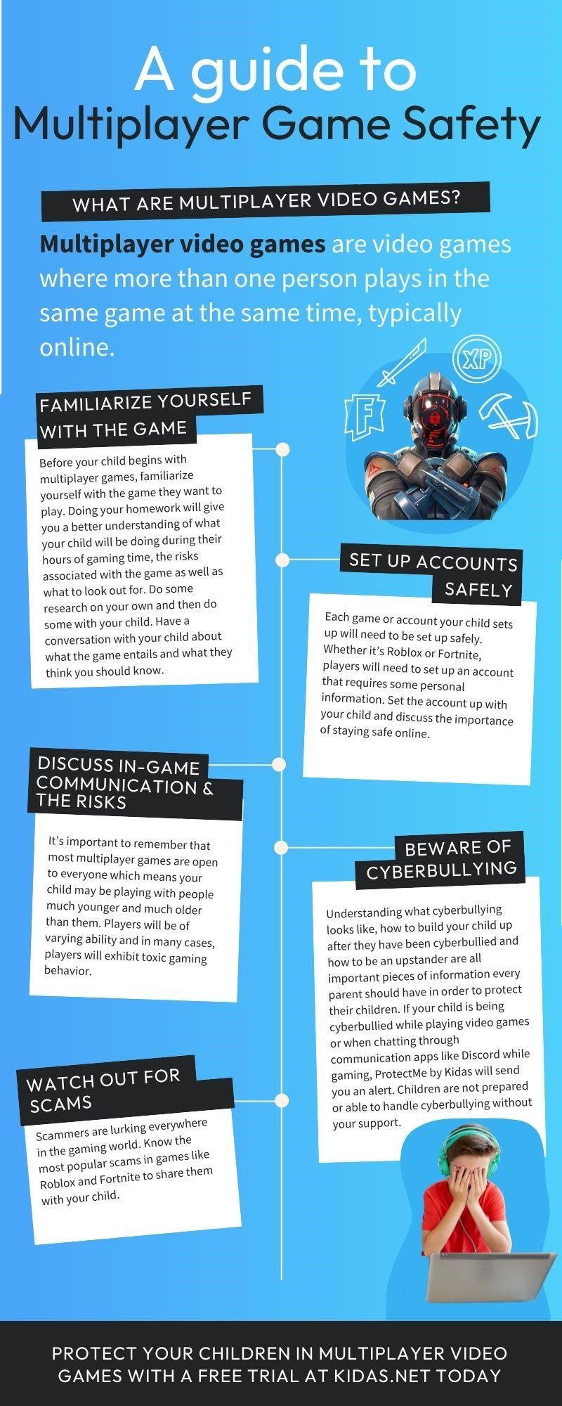 Multiplayer Games Online: How to Help Keep Kids Safe