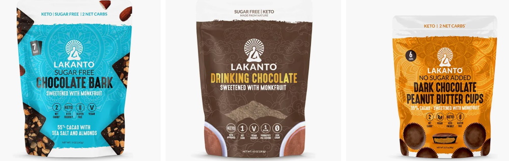 lakanto keto friendly chocolate snacks