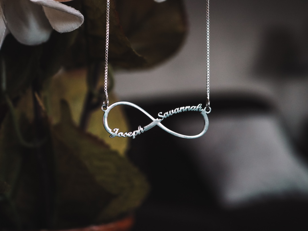 Infinity Name Necklace by JoyAmo Jewelry