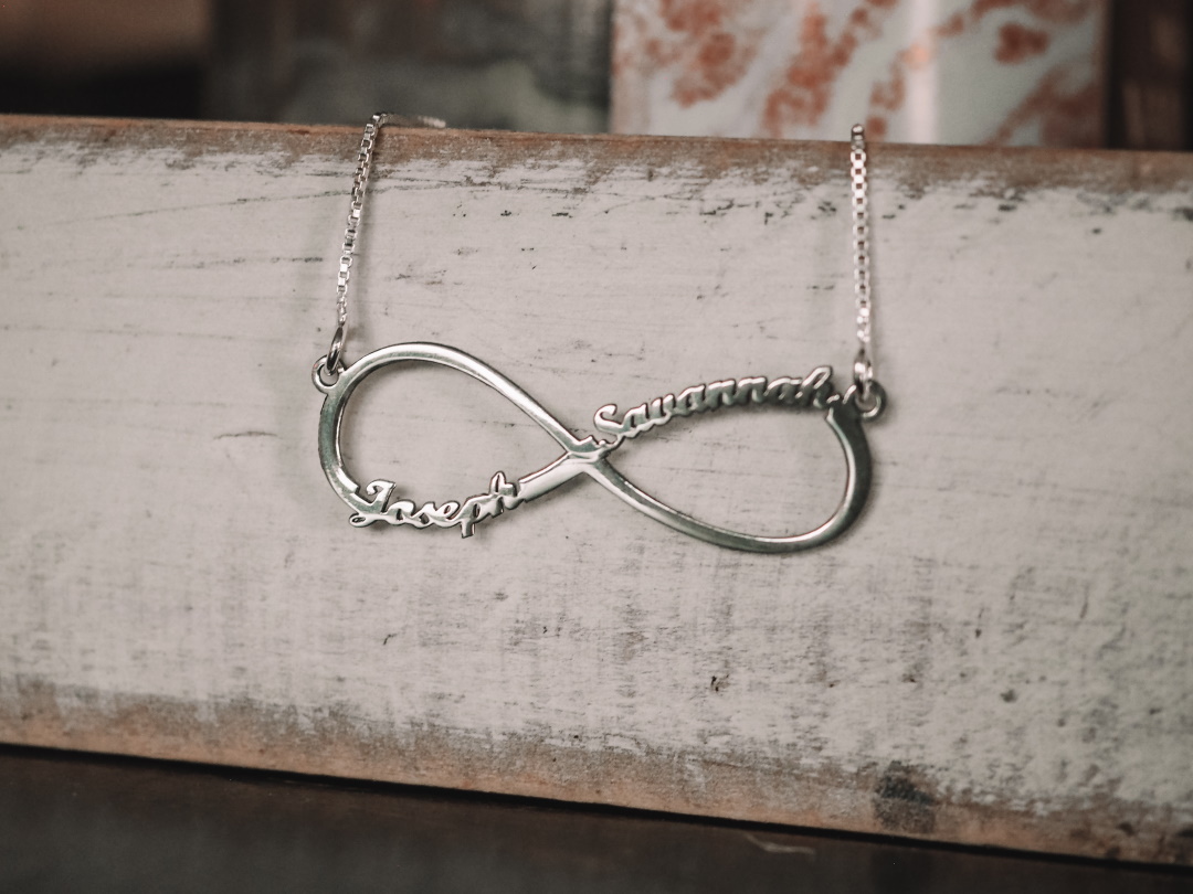 Infinity Name Necklace by JoyAmo Jewelry