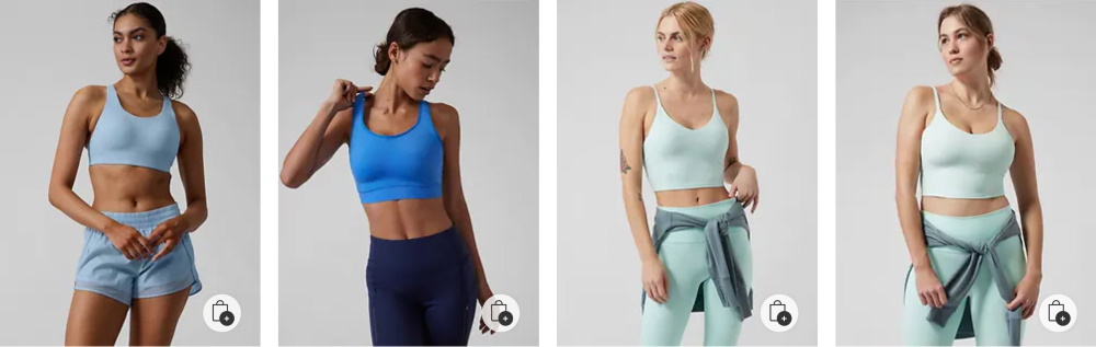 athleta bras