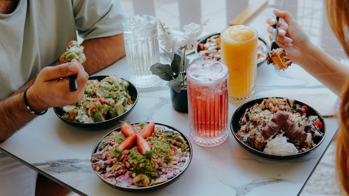 unhealthy and healthy eating habits